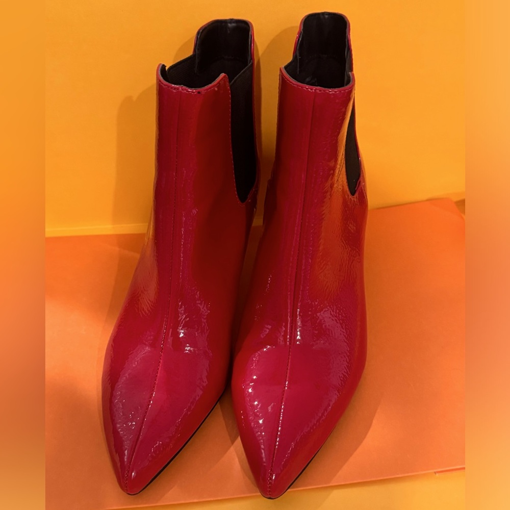 Gorgeous red Ankle boots, women size 6